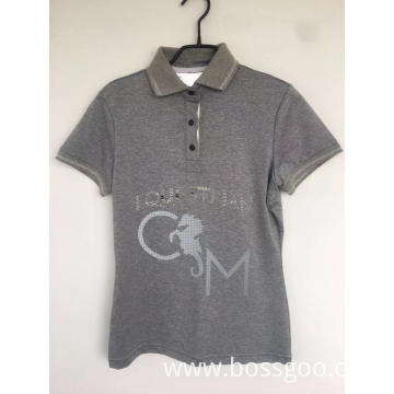 Men's knitted polo t shirt